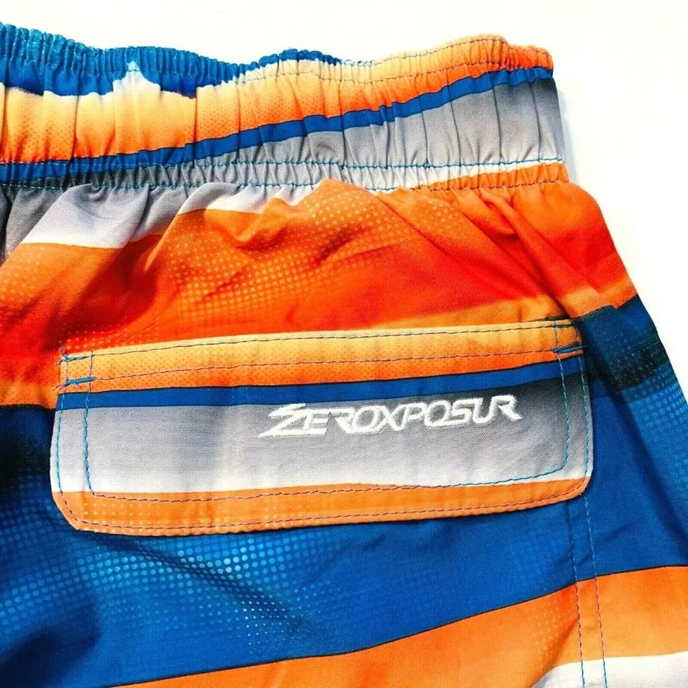 ZeroXposur UPF 50+ Swim‎ Trunks Surf Shorts Surfer Pockets Boys XL-18/20 NWT